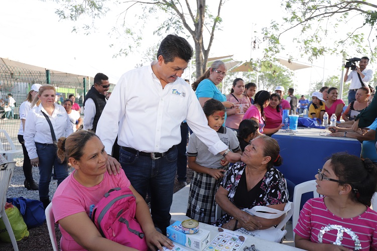 Inaugura Gobernador Centro de Bienestar en ejido Periquitos en Reynosa