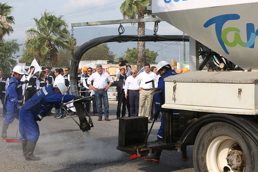 Invierte Gobierno de Tamaulipas 20 millones para pavimentación en Victoria.