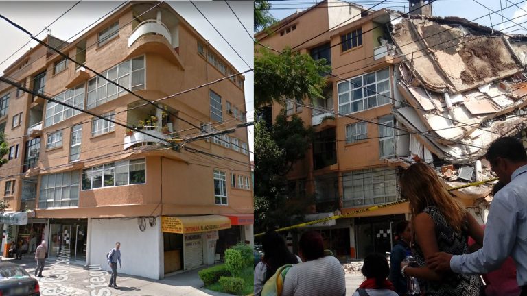 Están acordonados cinco edificios por reporte de grieta en CDMX tras sismo de 7.4