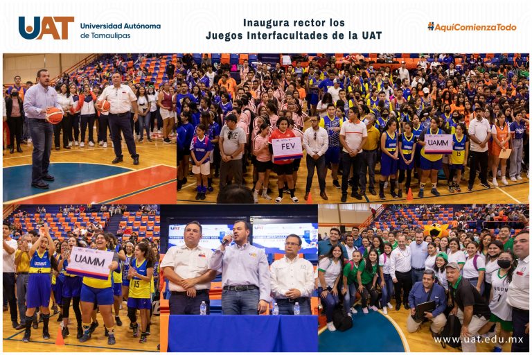 Inaugura rector los Juegos Interfacultades de la UAT 2022