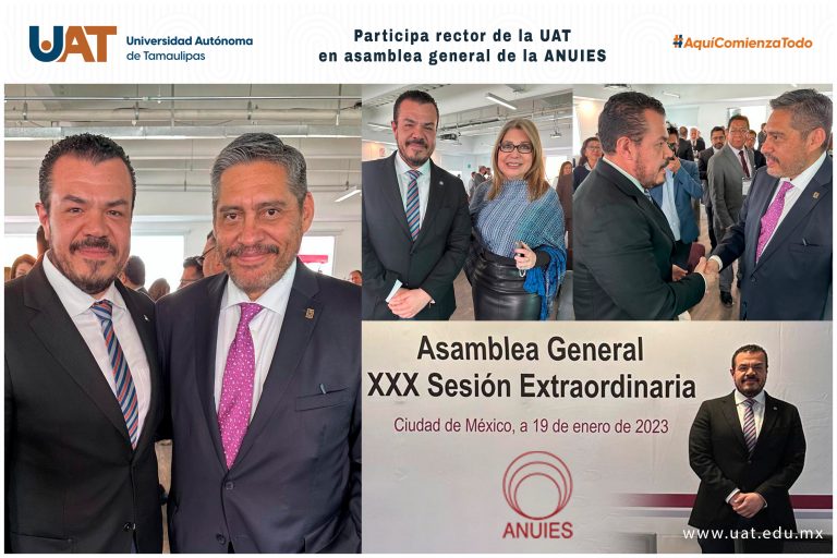 Participa rector de la UAT en Asamblea General de la ANUIES