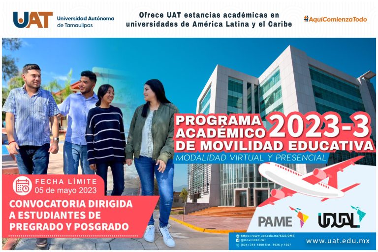 Ofrece la UAT programa de estancias académicas en universidades de América Latina y el Caribe