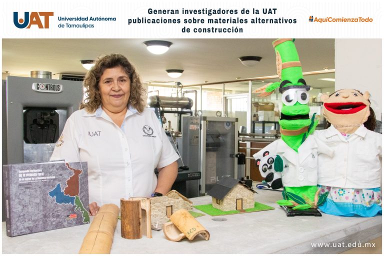 Generan investigadores de la UAT publicaciones sobre materiales alternativos de construcción