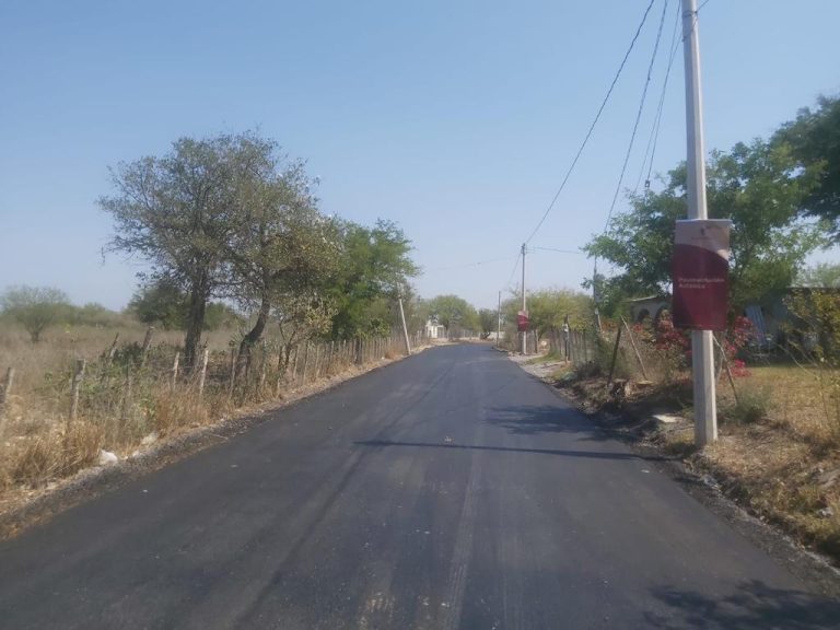 Concluyen trabajos de pavimentación en vialidades del municipio de Villagrán, Tamaulipas