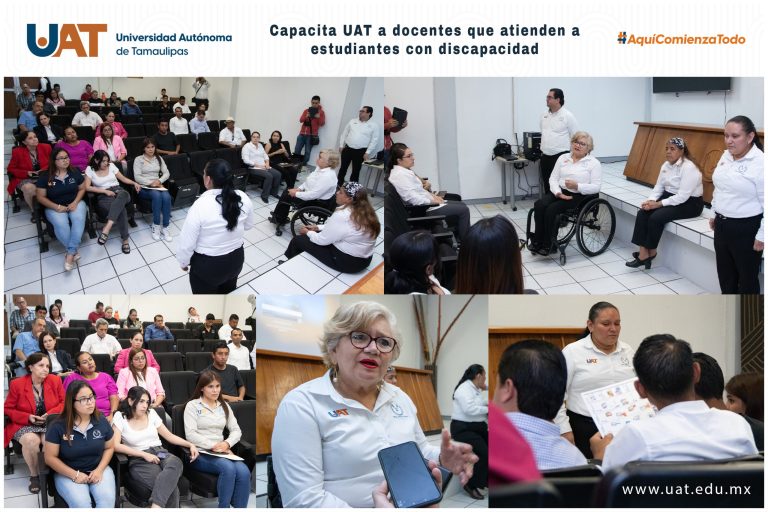 Capacita UAT a sus docentes que atienden a estudiantes con discapacidad