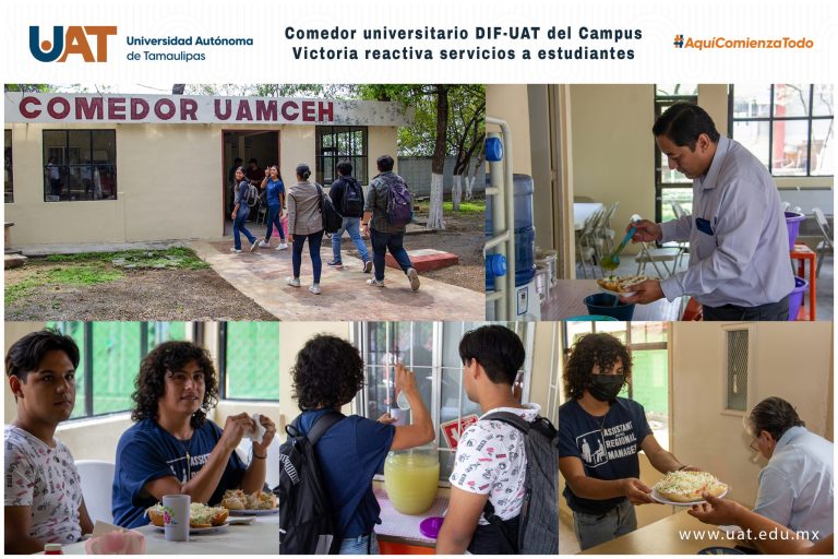 Comedor universitario DIF-UAT reactiva servicios a estudiantes