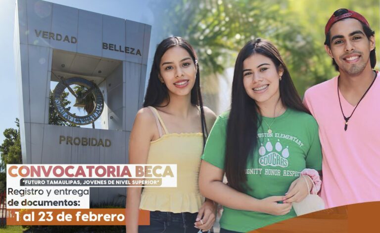 Convoca la UAT a sus estudiantes a participar por la beca Futuro Tamaulipas