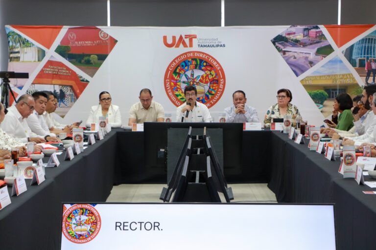 Rector de la UAT preside en la UAM Mante la reunión del Colegio de Directores