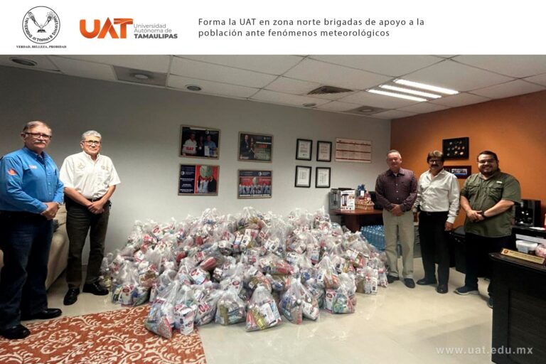 Facultades de la UAT en la zona norte forman brigadas de apoyo ante fenómenos meteorológicos