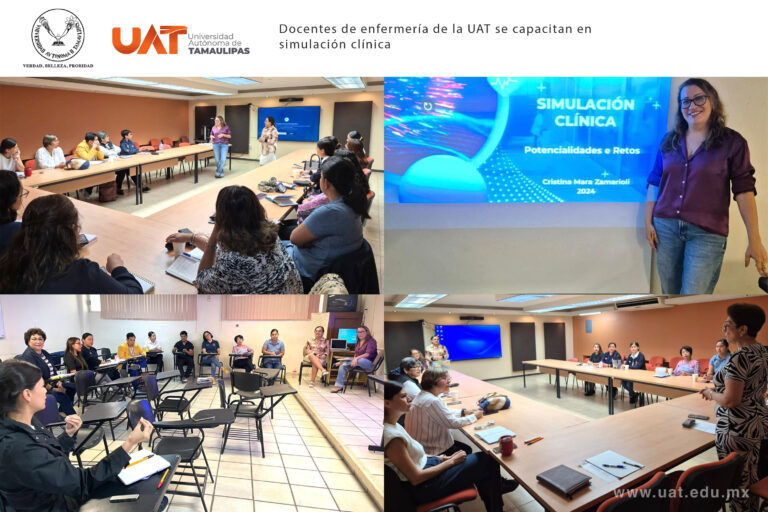 Docentes de Enfermería de la UAT se capacitan en simulación clínica