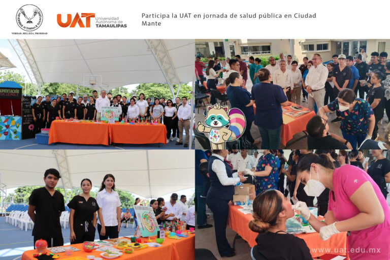 Participa la UAT en la Jornada de Salud Pública en Ciudad Mante