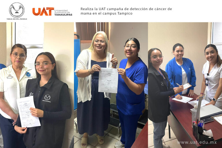 La Facultad de Enfermería Tampico de la UAT realiza campaña de detección de cáncer de mama