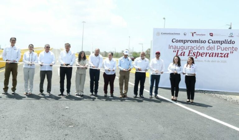 Inaugura Américo nuevo puente «La Esperanza», en Altamira Inaugura Américo nuevo puente «La Esperanza», en Altamira