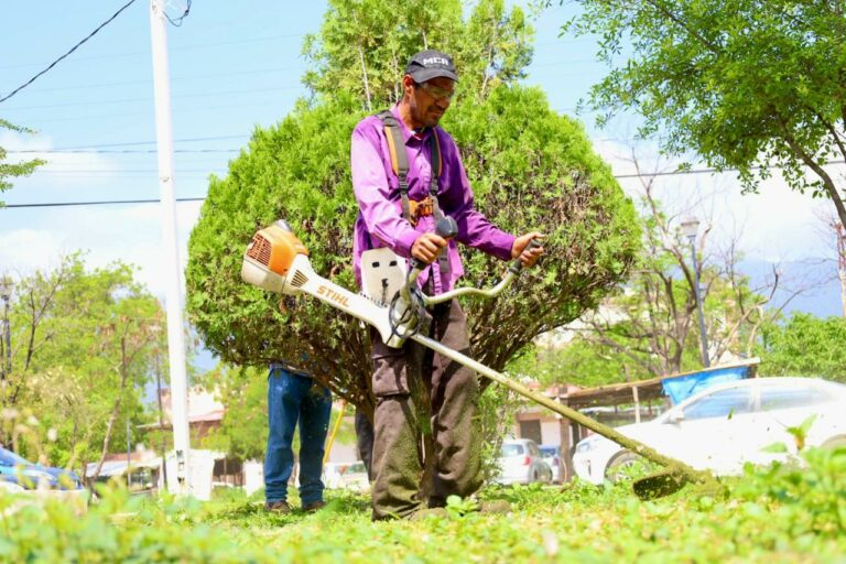 Intenso trabajo de rehabilitación y limpieza de calles y avenidas en la ciudad.
