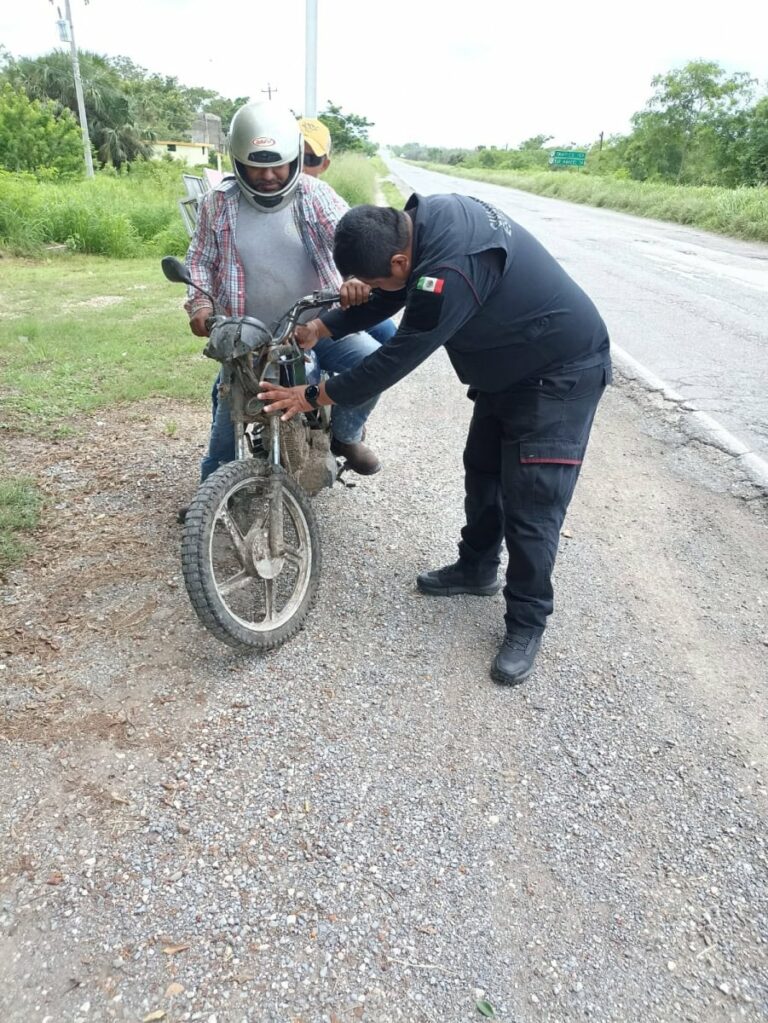 Aplica Guardia Estatal de Apoyo Carretero «Operativo Moto Segura»