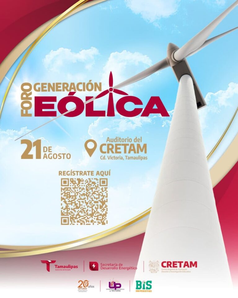 Será Victoria sede del Foro “Generación de Energía Eólica”
