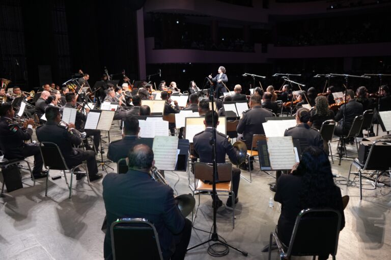 Orquestas de la UAT y Guardia Nacional celebran el folclor mexicano