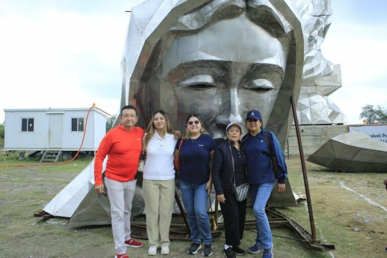 Antes de su inauguración, se incrementan visitas a la Virgen monumental de El Chorrito